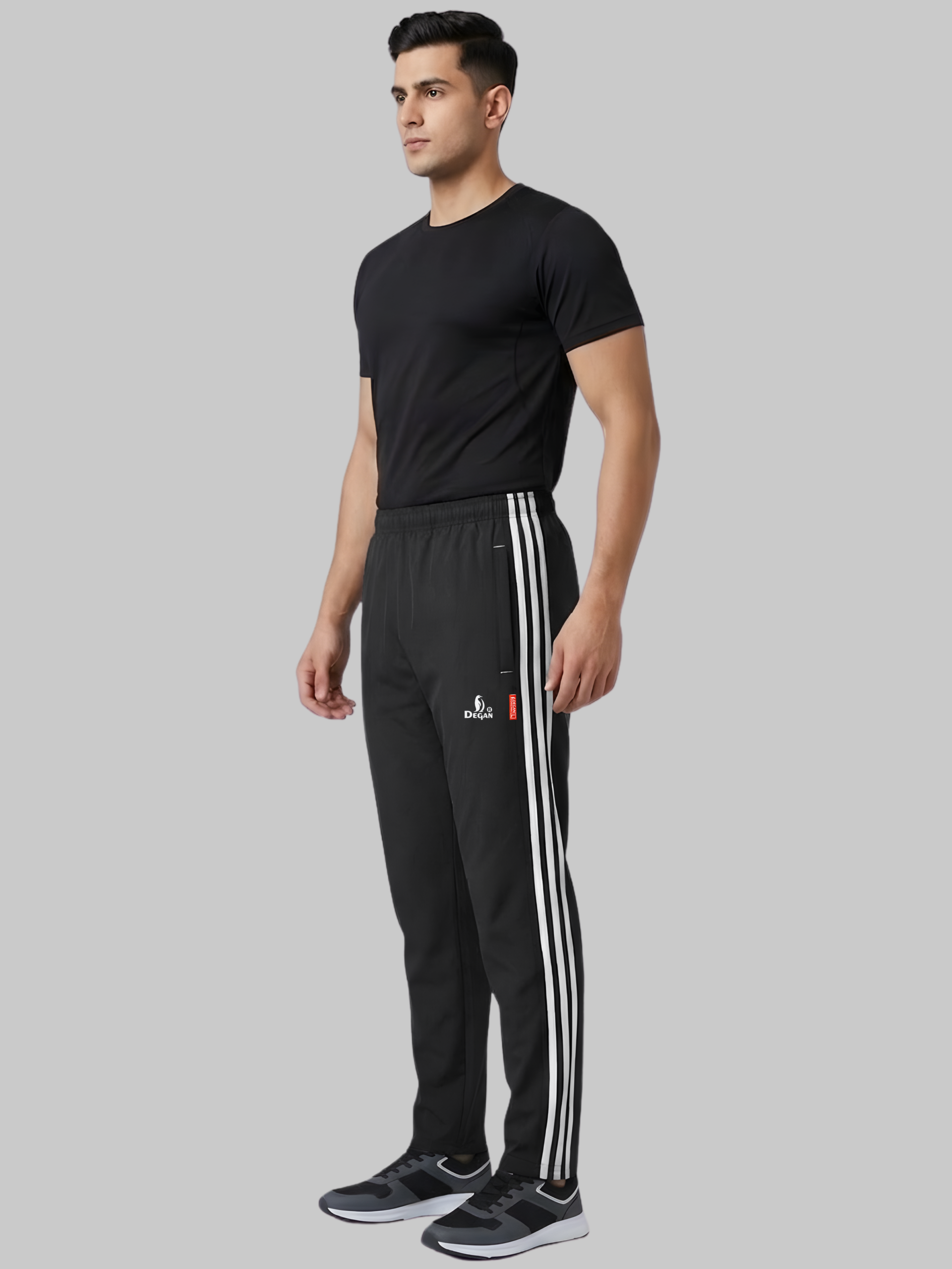 Men's Premium Sports Track Pant with Side Stripes